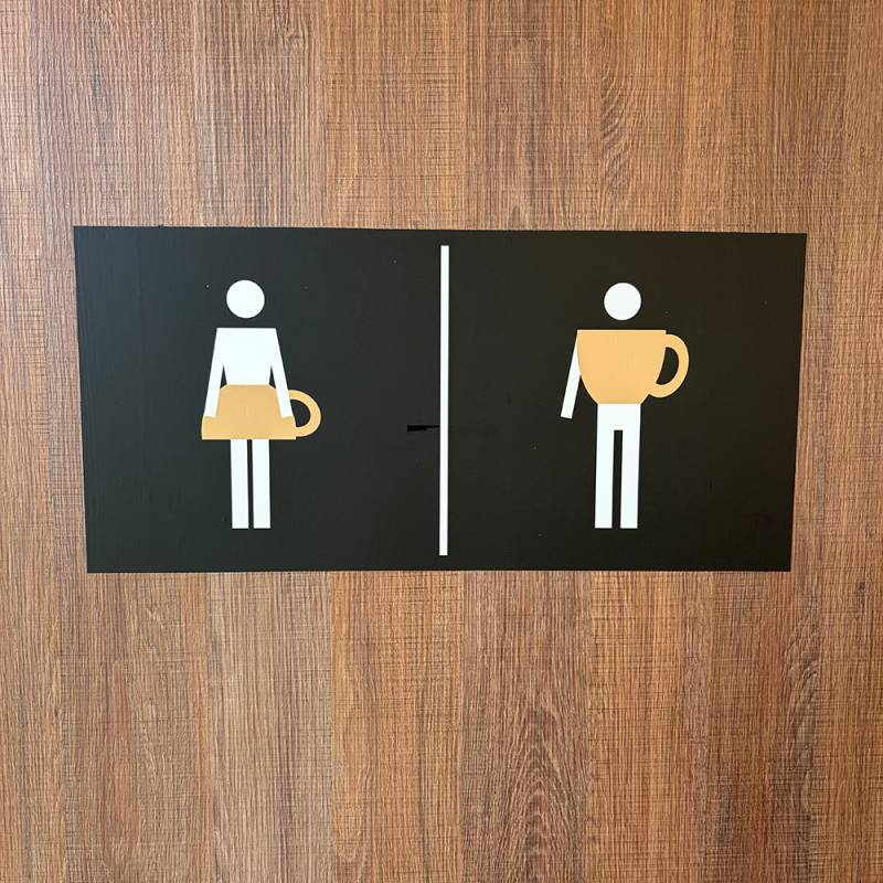 WC Symbole Scheffels Frischbackstuben