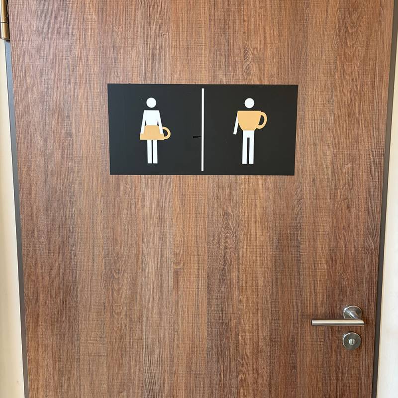 WC Symbole Scheffels Frischbackstuben