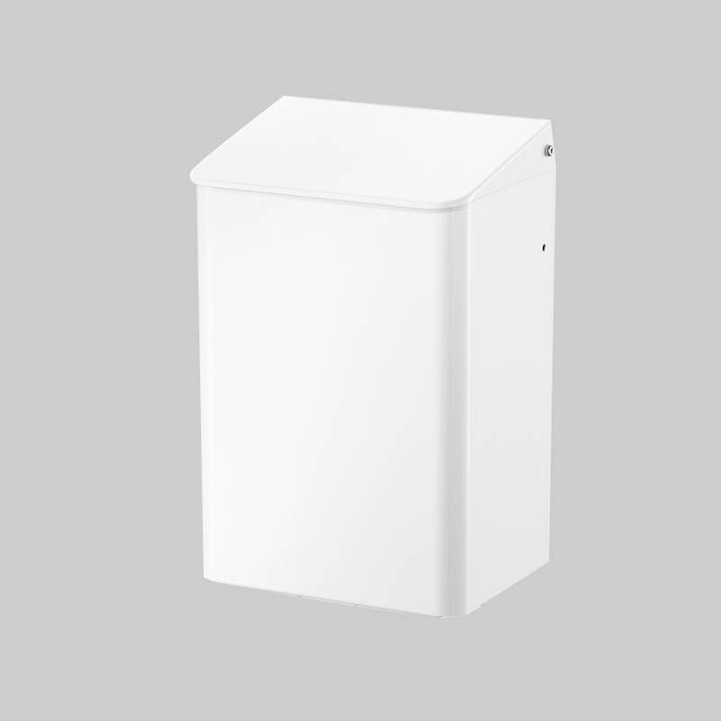 plastic hygiene waste garbage can white