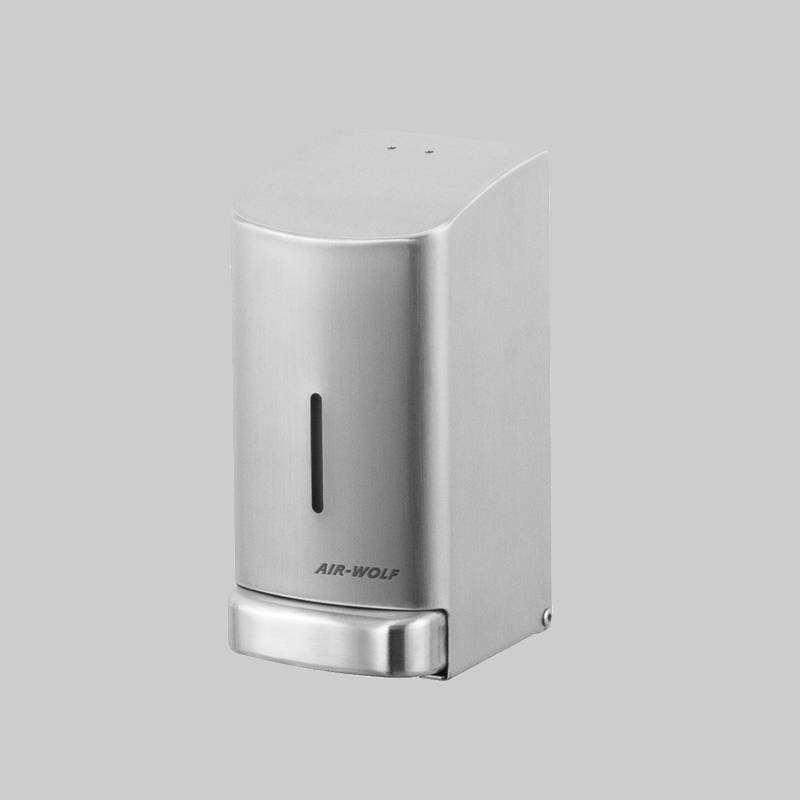 Stainless steel soap dispenser