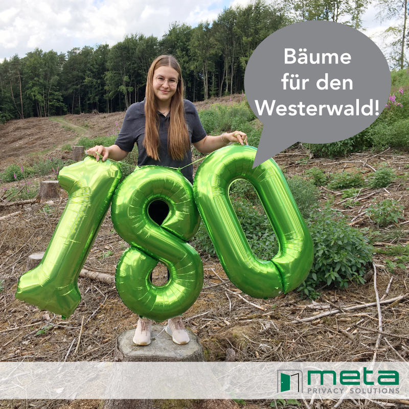 ⭐️ Wir helfen – Aufforstung des Westerwaldes - und spenden 180 Bäume🌳