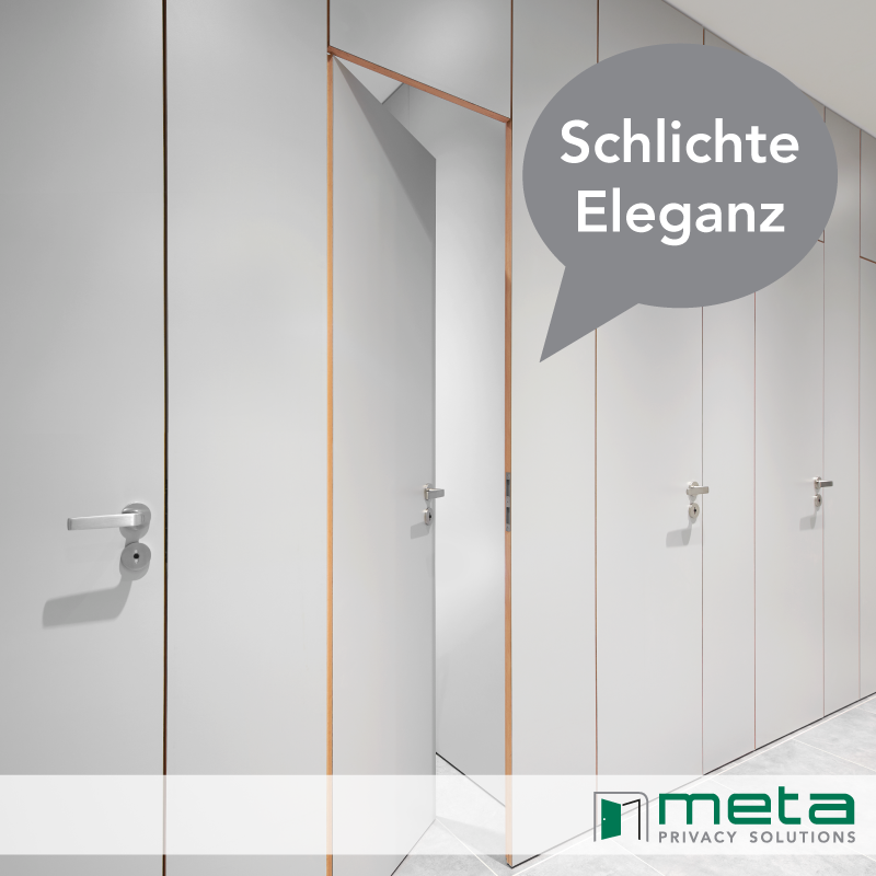 ​ Maximale Hygiene + höchste Ansprüche an Qualität und Design – Unsere WC Trennwand Design 40