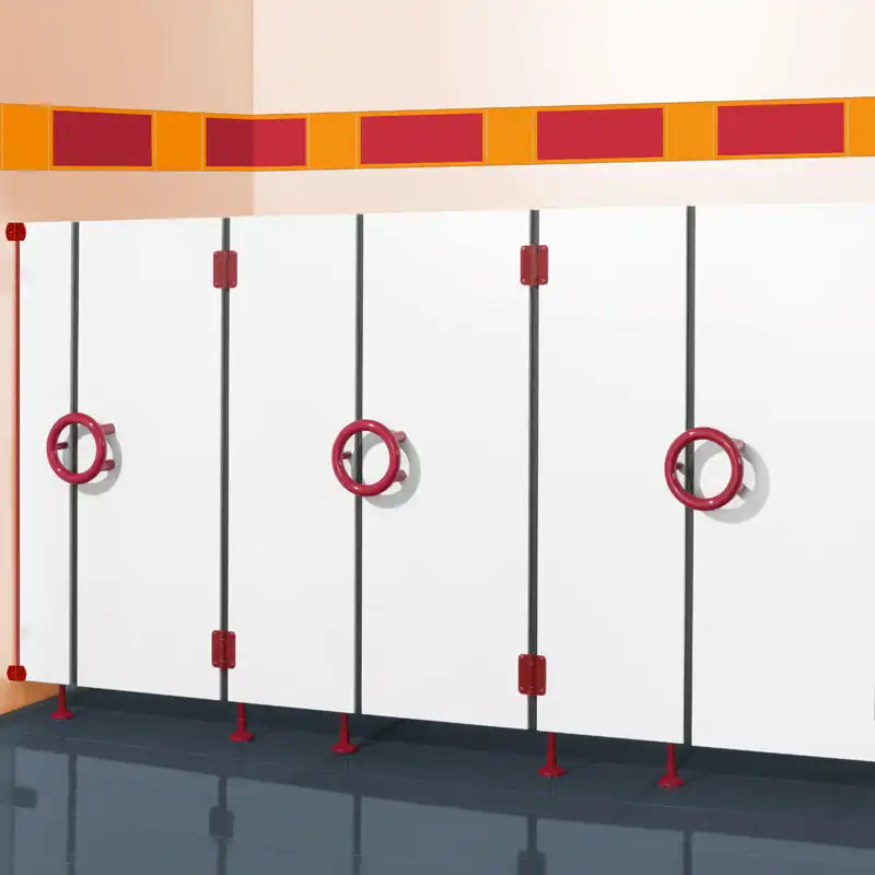 WC-Trennwände Kindergarten