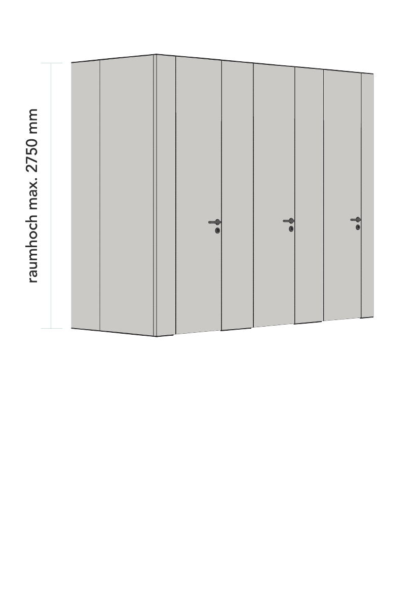 Raumhohe Türen und Frontelemente