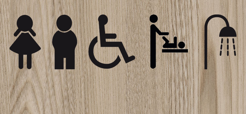 Leitfaden: So finden Sie passende WC-Symbole für Ihre WCs